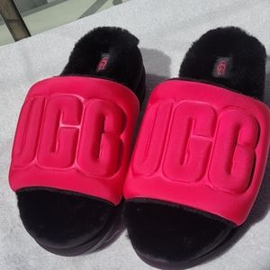 Ugg Pink Slides Women's 9